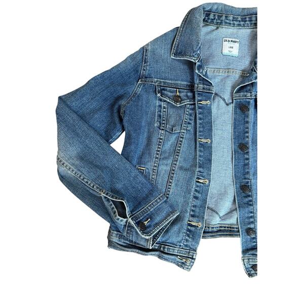 BARBIE Pink Heart Rhinestone Reworked Denim Jacket Upcycled Retro Size Large - Picture 4 of 9